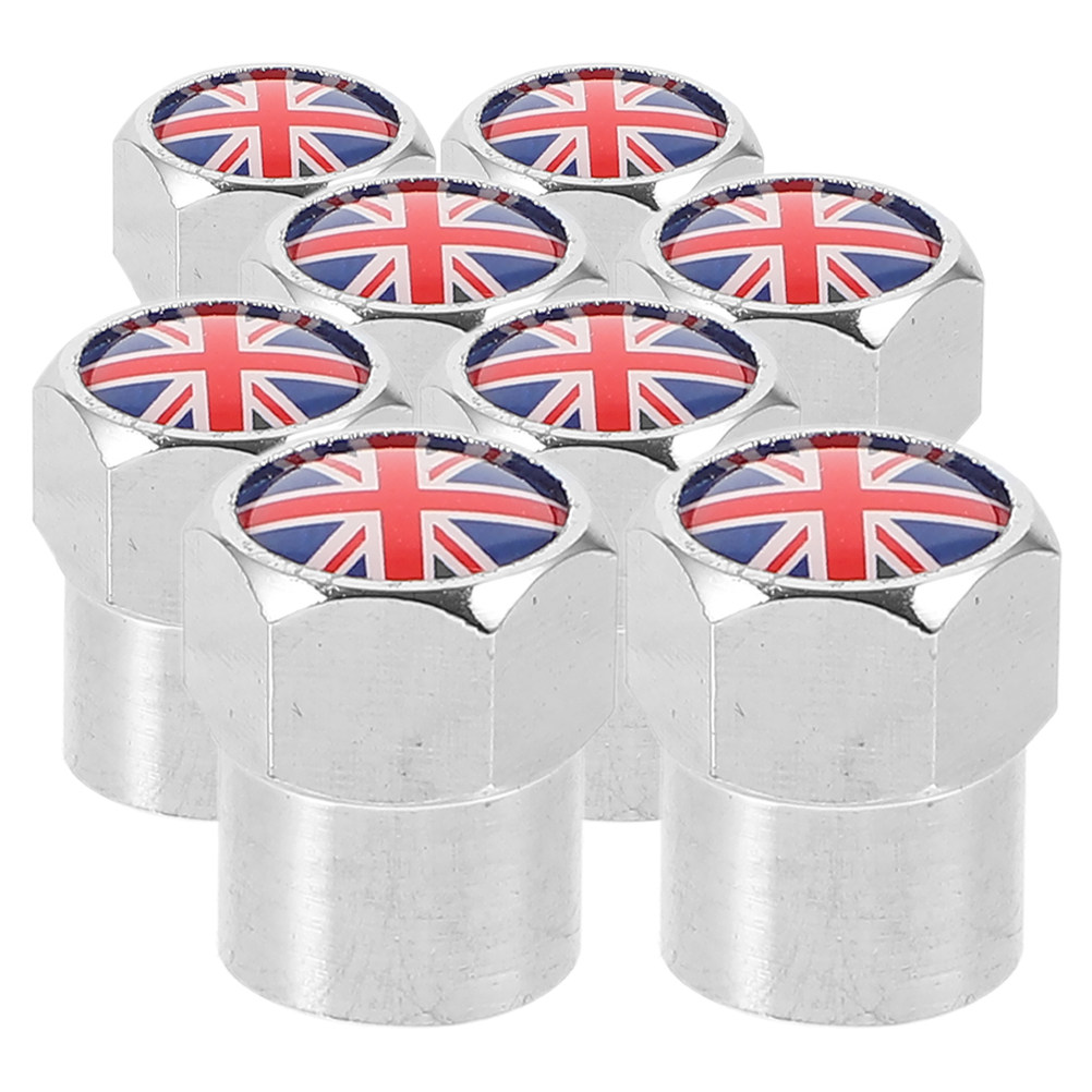 Men'S Accessories Uk - 8 stuks bandventieldopjes van roestvrij staal,