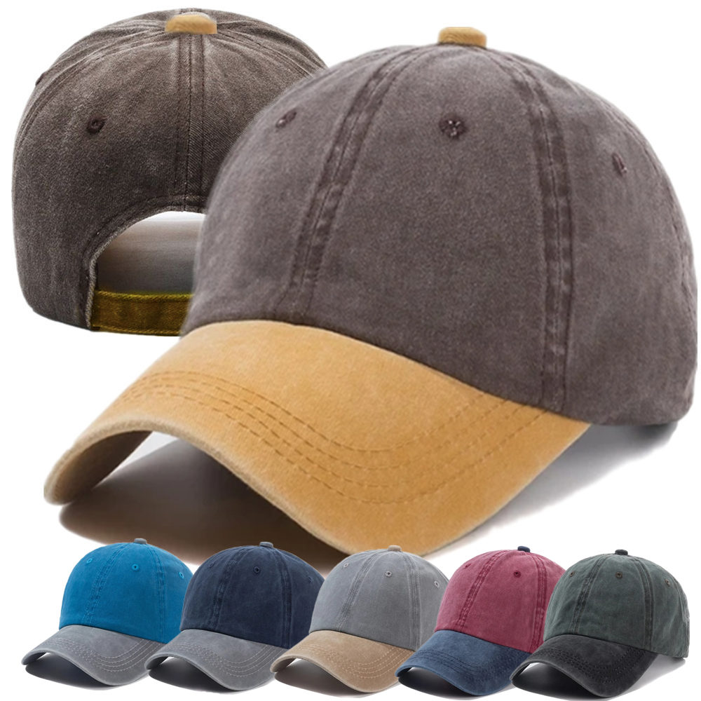 Men'S Accessories On Sale - Hot Sale Unisex Cap Tweekleurige Stiksels
