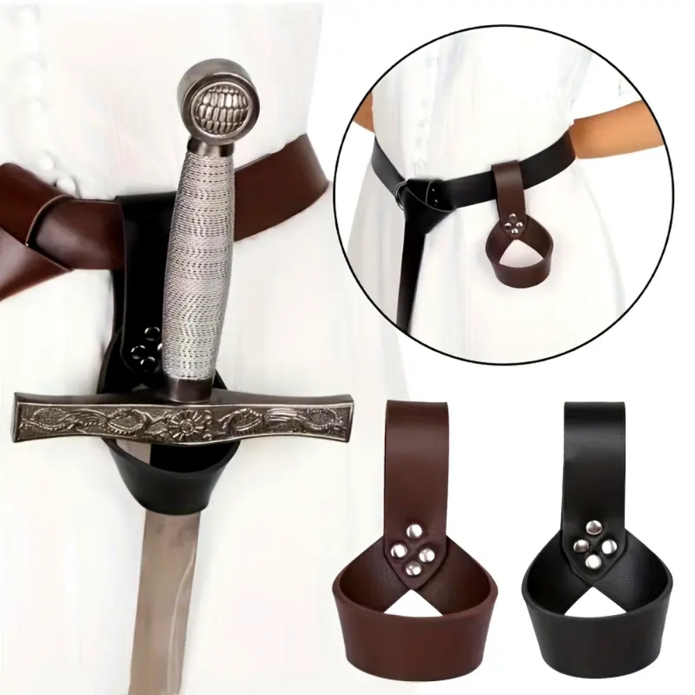 Men'S Viking Accessories - Middeleeuwse Ridder Viking Zwaardschede PU Lederen