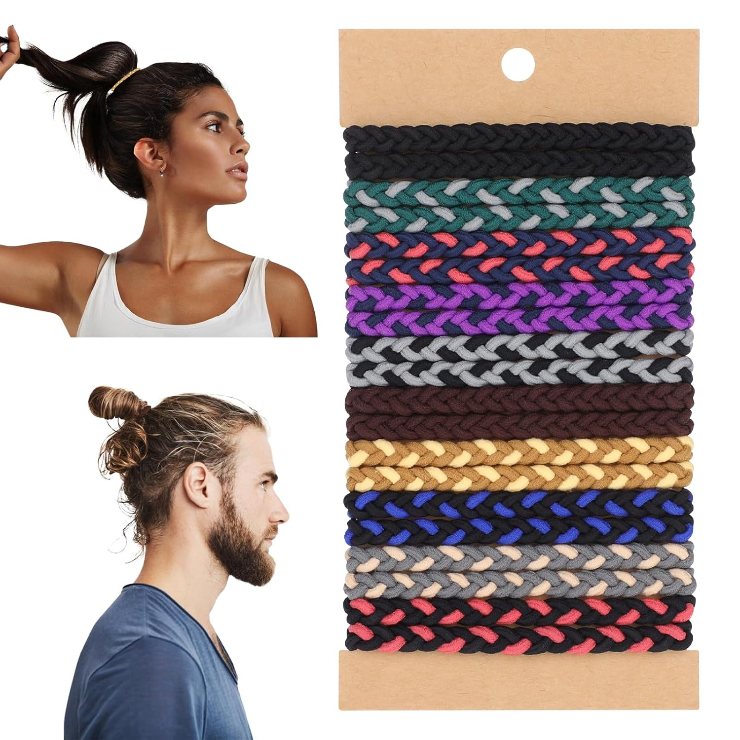 Men'S Accessories Holder - 10 stks Boho Haarbandjes Armbanden Geen