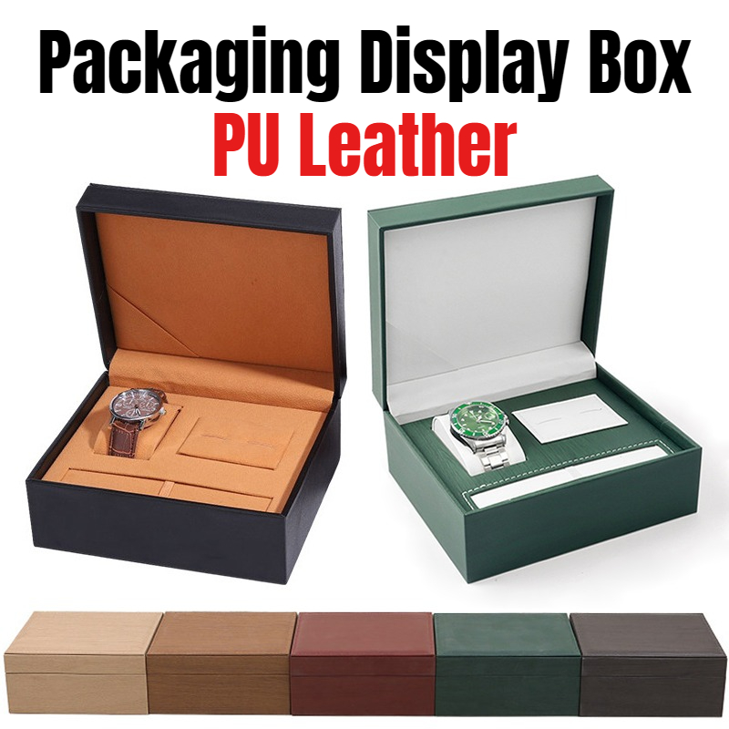 Cufflink Box Set - Luxe PU lederen juwelen- en manchetknoopsdoos,