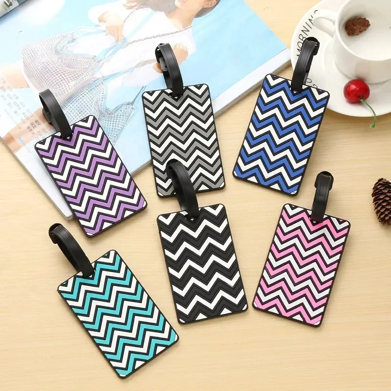 Men'S Accessories Holder - Geometrische bagagelabels voor dames heren PVC