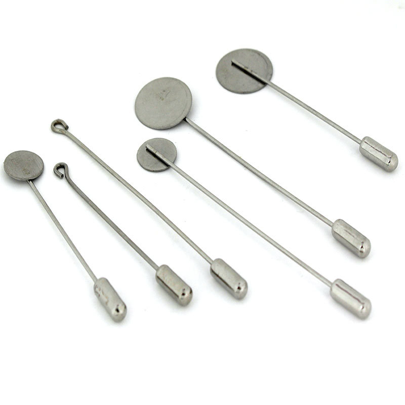 10 stks/partij 10 15mm Rvs Lan - Men Accessories Brooch recensie en prijs