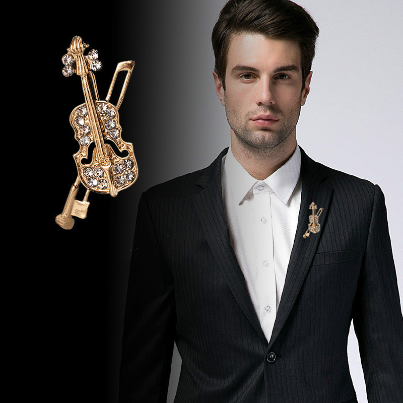 Kristal Viool Broche Sieraden  - Men Accessories Brooch recensie en prijs