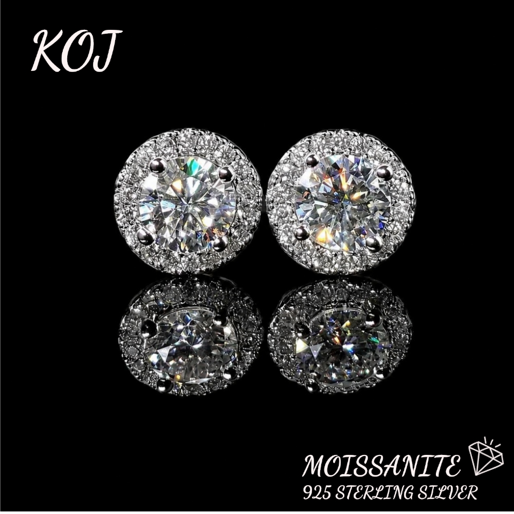 KOJ 1PC S925 Zilveren Moissani - Men Accessories Low Price recensie en prijs