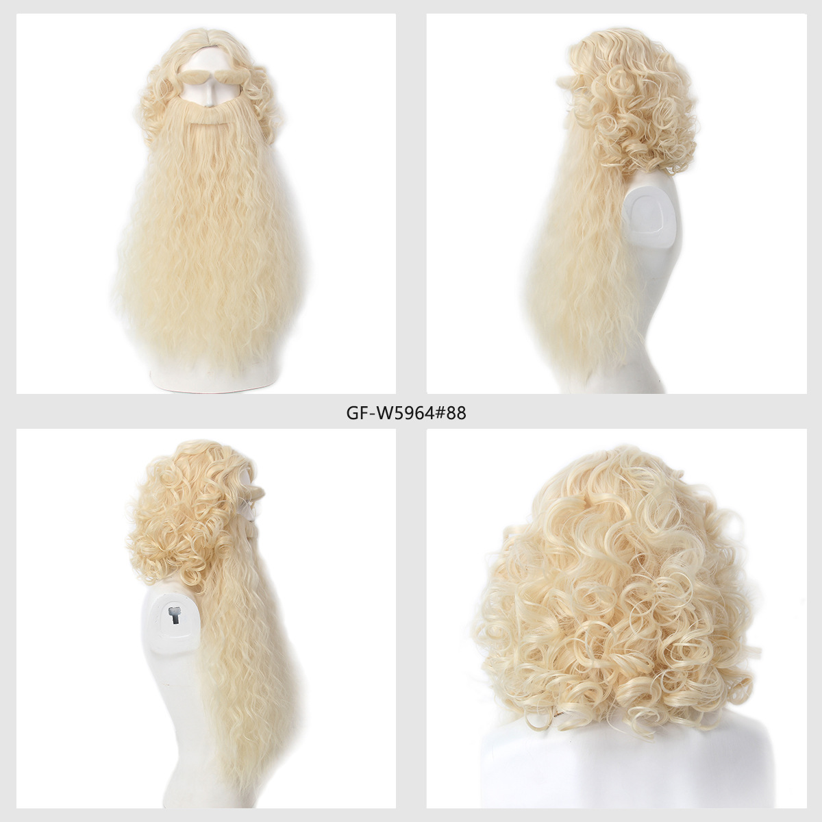 Kerst Kerstman Haar Pruik + Ba - Men Accessories Style recensie en prijs