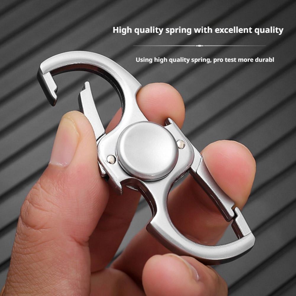 Metalen fidget spinner karabij - Keychain Multi Tool recensie en prijs