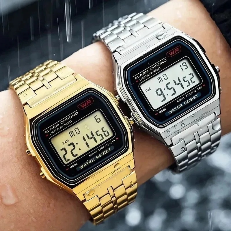 Luxe F91W stalen bandhorloges  - Men'S Accessories Display recensie en prijs