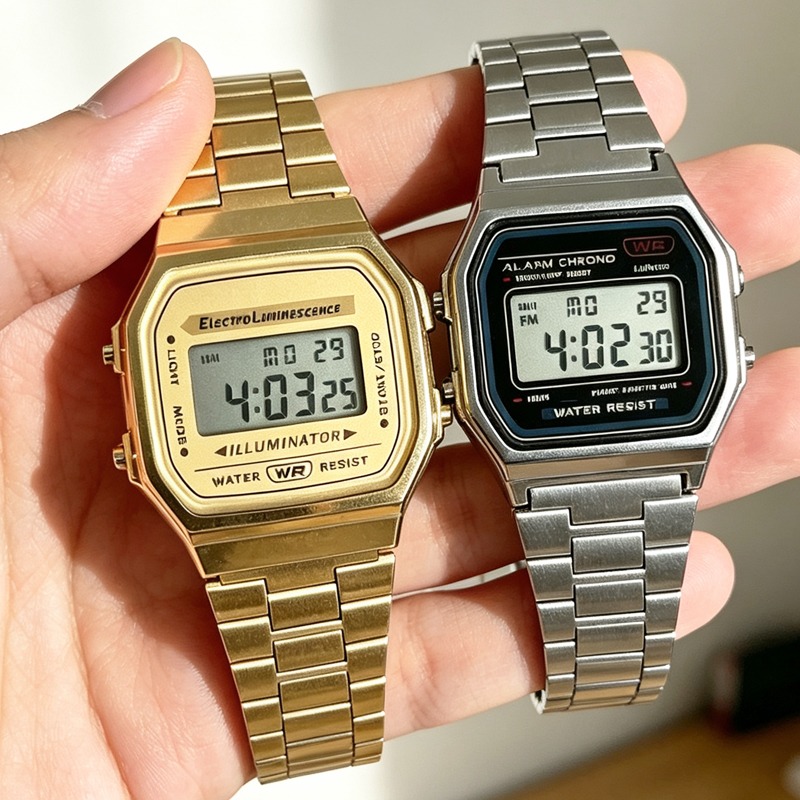 F91W Bandhorloge Waterdicht Re - Men'S Accessories Display recensie en prijs