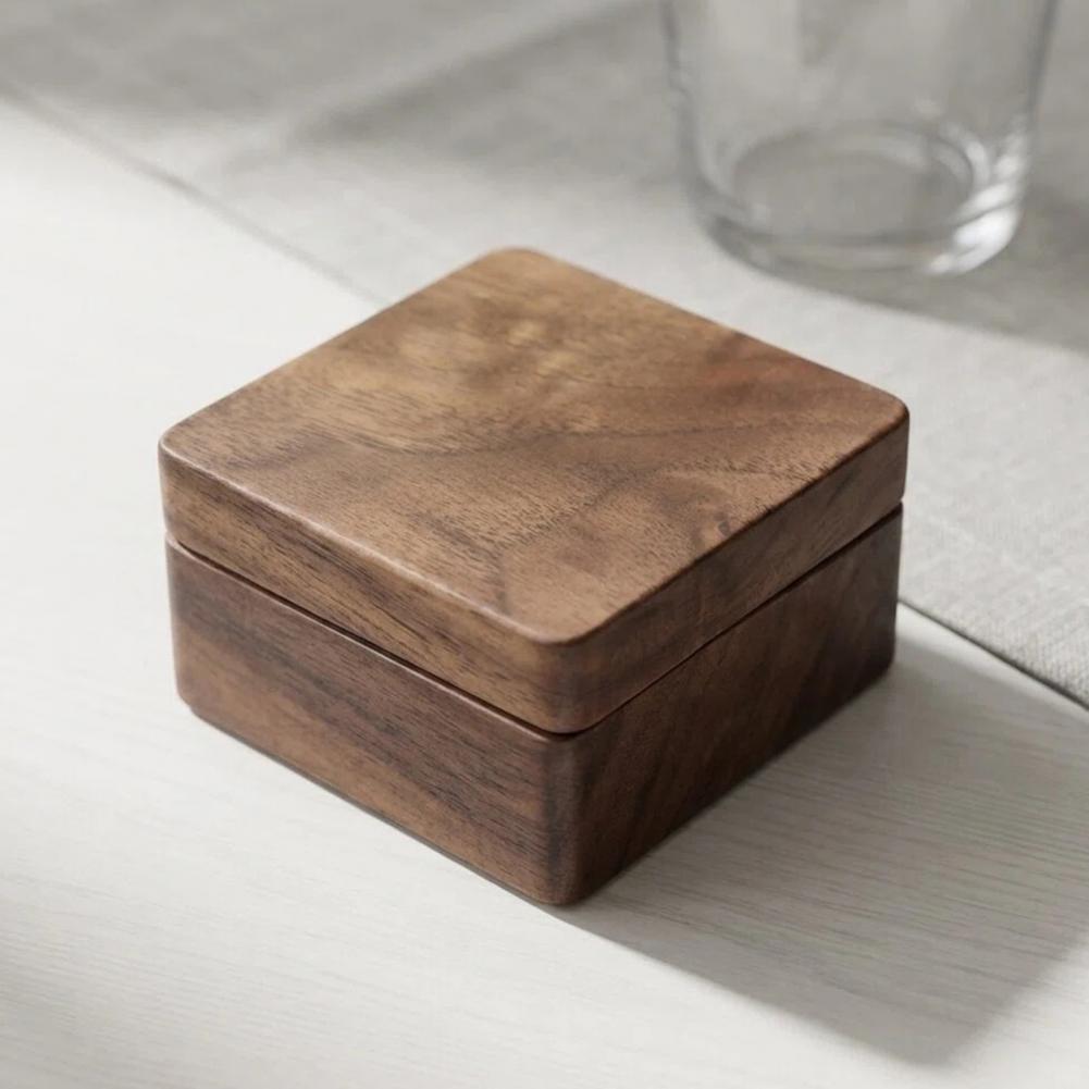 Walnoot manchetknoopsdoosje va - Cufflink Box Set recensie en prijs