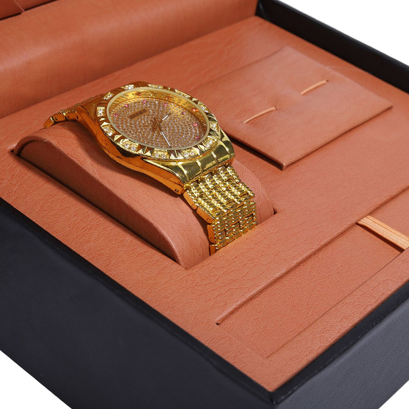 Luxe PU lederen juwelen- en ma - Cufflink Box Set recensie en prijs