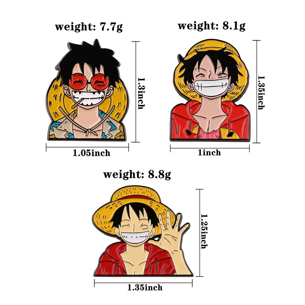Piratenavontuur Anime Emaille  - Men Accessories Brooch recensie en prijs