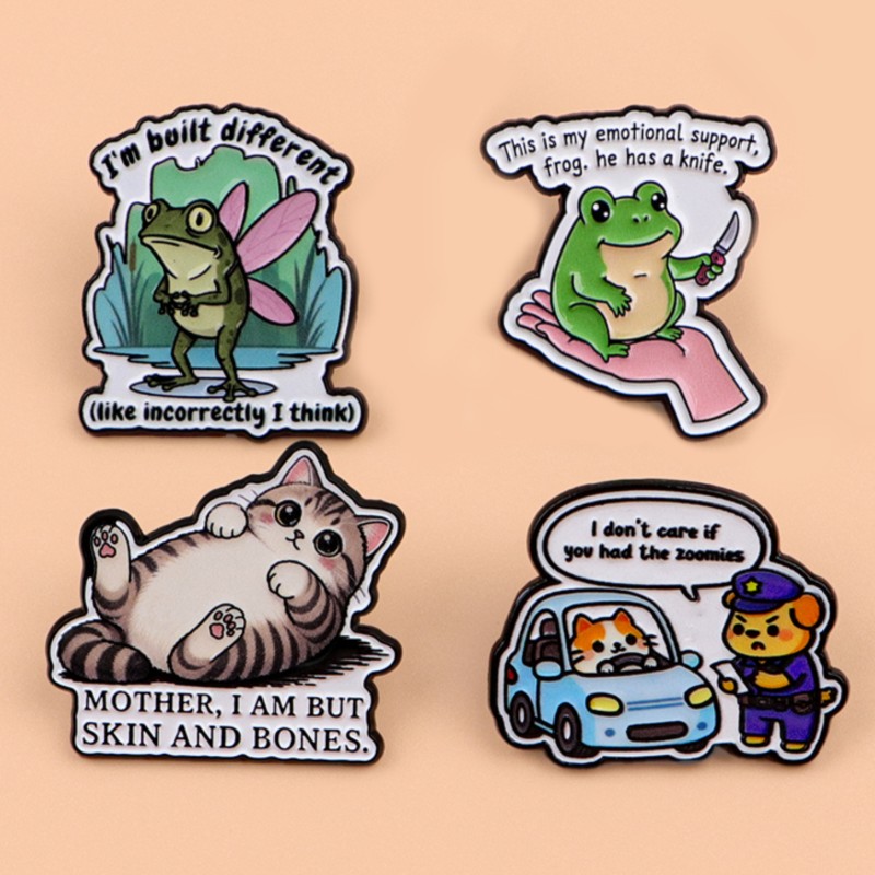 Quote Emaille Pin Schattige Ki - Lapel Pin Enamel recensie en prijs