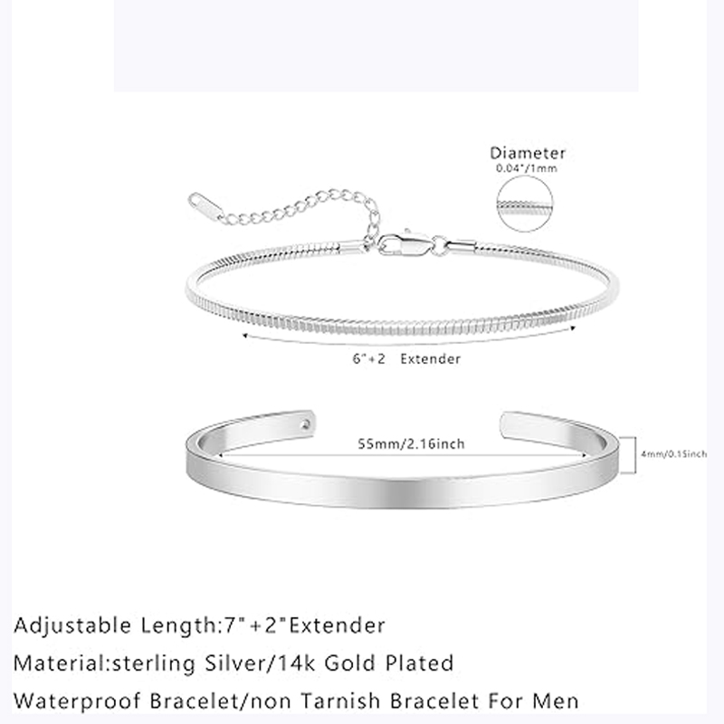 Stapelbare armbanden voor here - Cufflink Box Set recensie en prijs