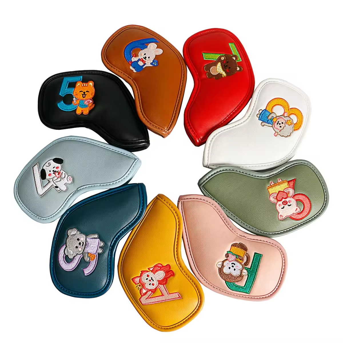 9 stuks schattige cartoon dier - Men Accessories Style recensie en prijs